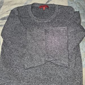 Wow Couture Women Gray Crewneck Sweater